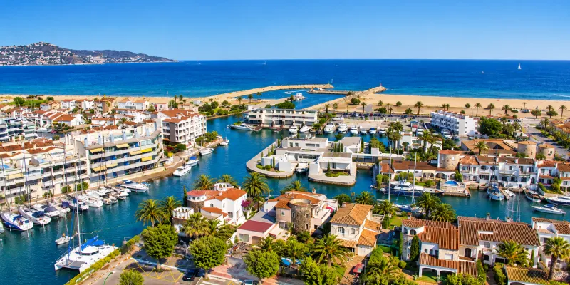 Empuriabrava from the air