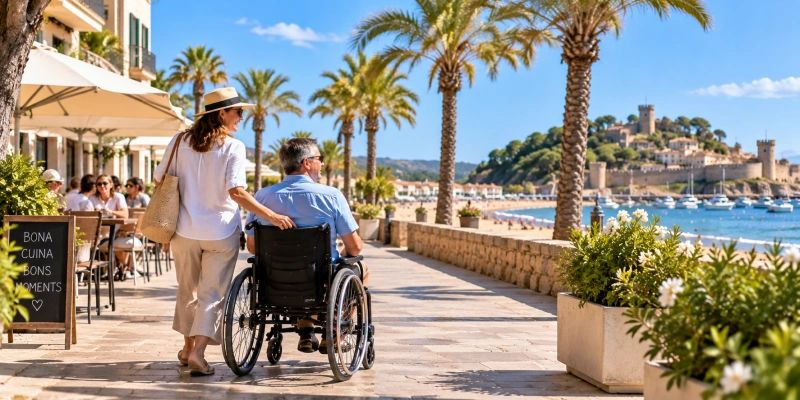 Genieten in rolstoel van de Costa Brava