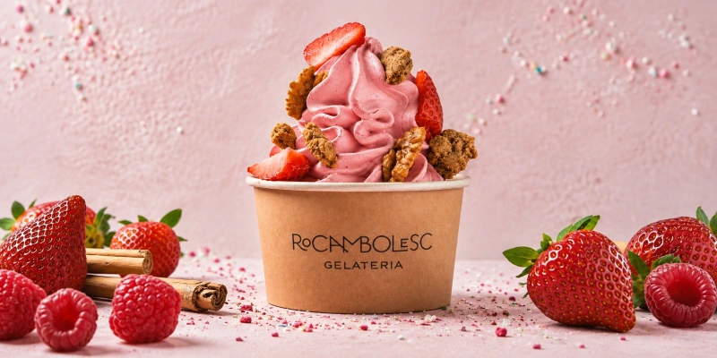 Ijsje eten bij Rocambolesc