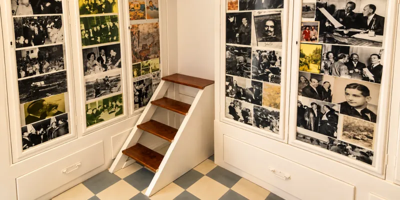 Huis Dali foto kasten binnenkant